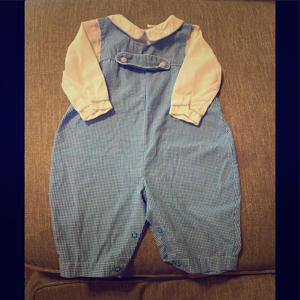 Baby Boy Smocked Outfit (6M)